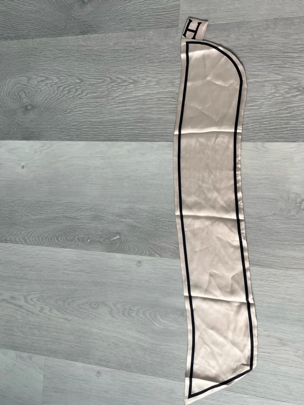 SATIN HEADSCARF LONG RECTANGLE HAIR TIE NECK SCARF H LOOP WOMENS